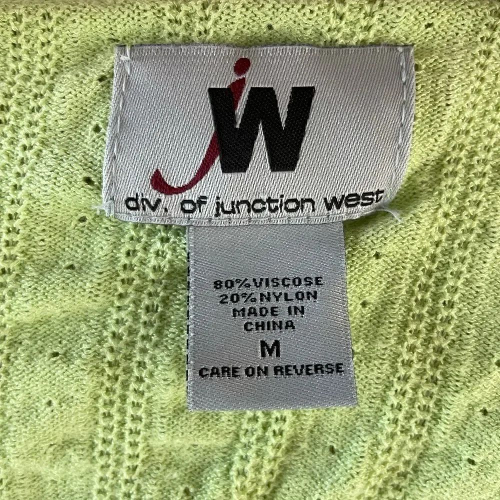 JW Style Light Green Tank Top Size M EUC - Picture 4 of 4